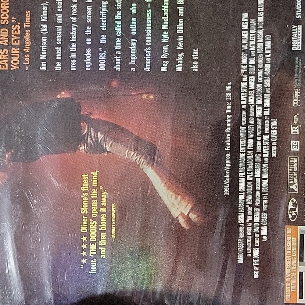 Special Artisan Edition of The Doors film on a two-disc DVD set Used Condtion - Picture 10 of 12